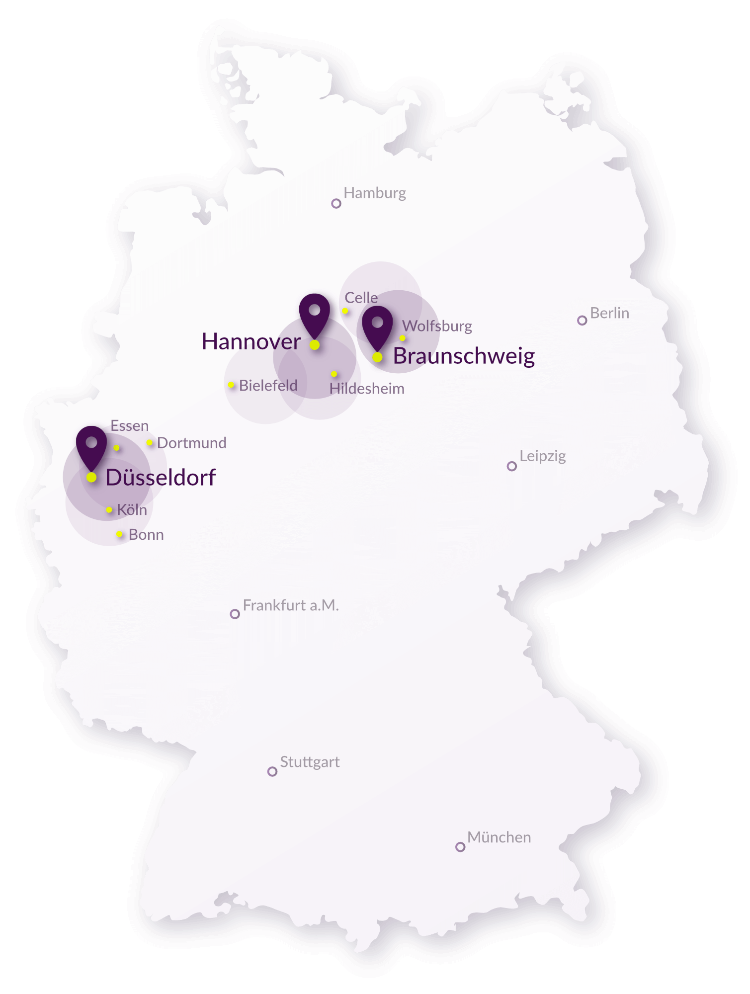 Abschiedsplaner Standorte